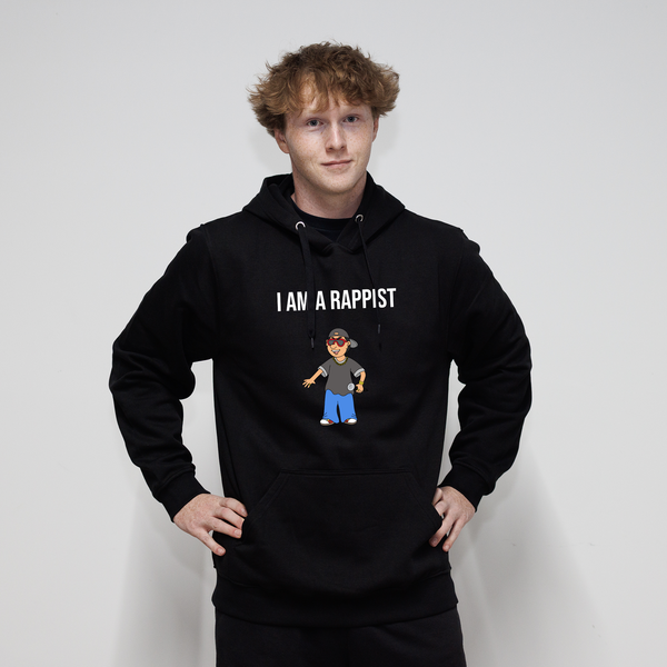 I Am a Rappist Hoodie - Black