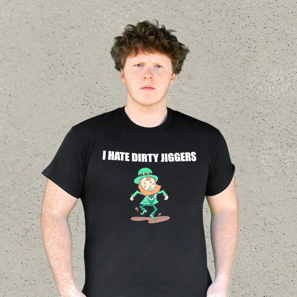 I Hate Dirty Jiggers T-Shirt - Black