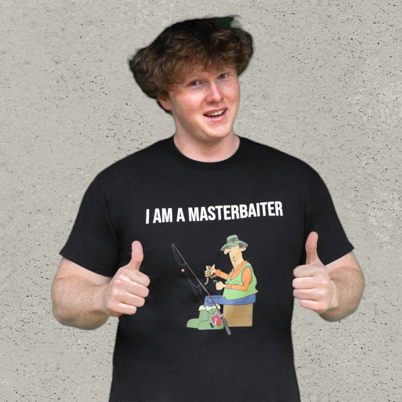 I Am a Masterbaiter T-Shirt - Black