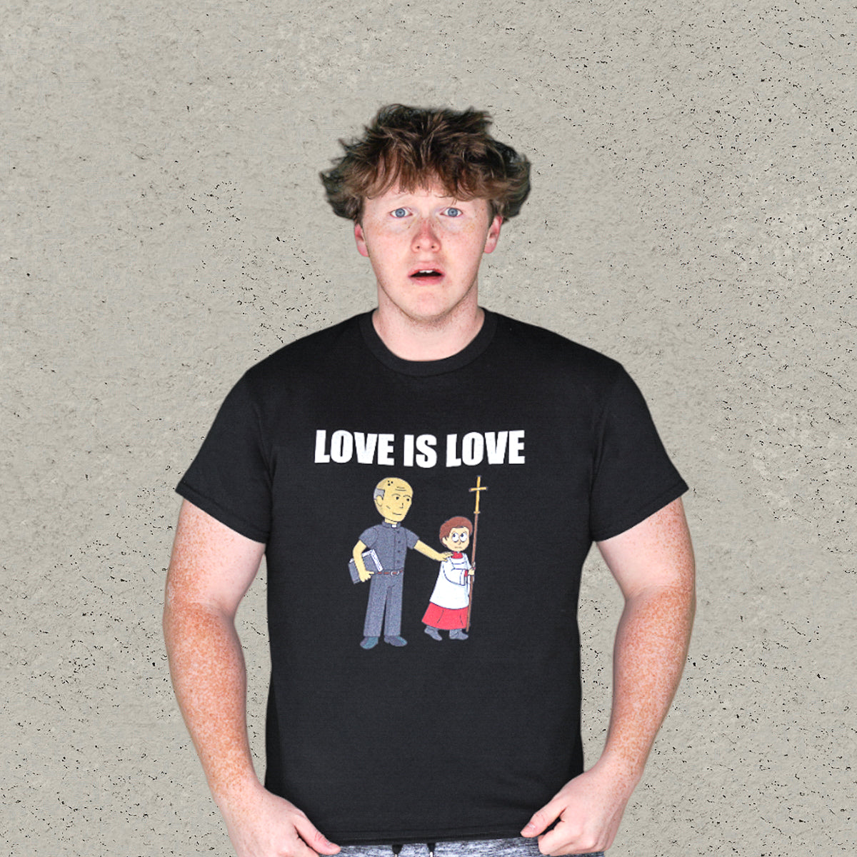 Love is love T-Shirt - Black