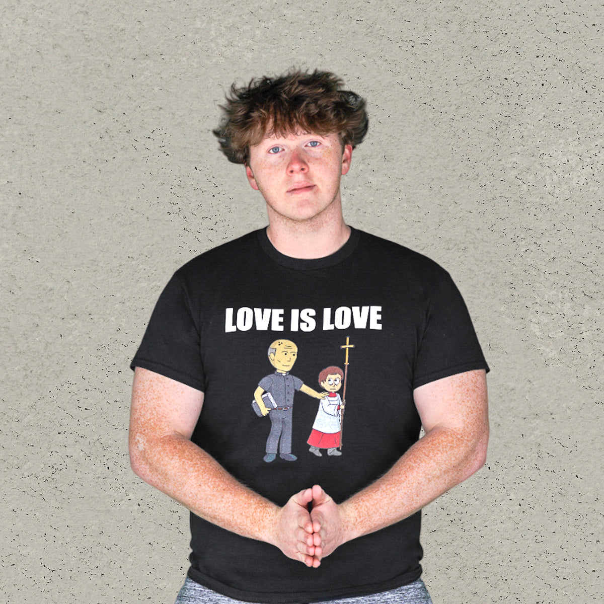 Love is love T-Shirt - Black