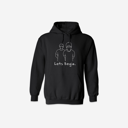 Lets Begin Hoodie - Black