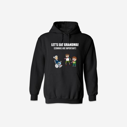 Let's Eat Grandma Hoodie - Black