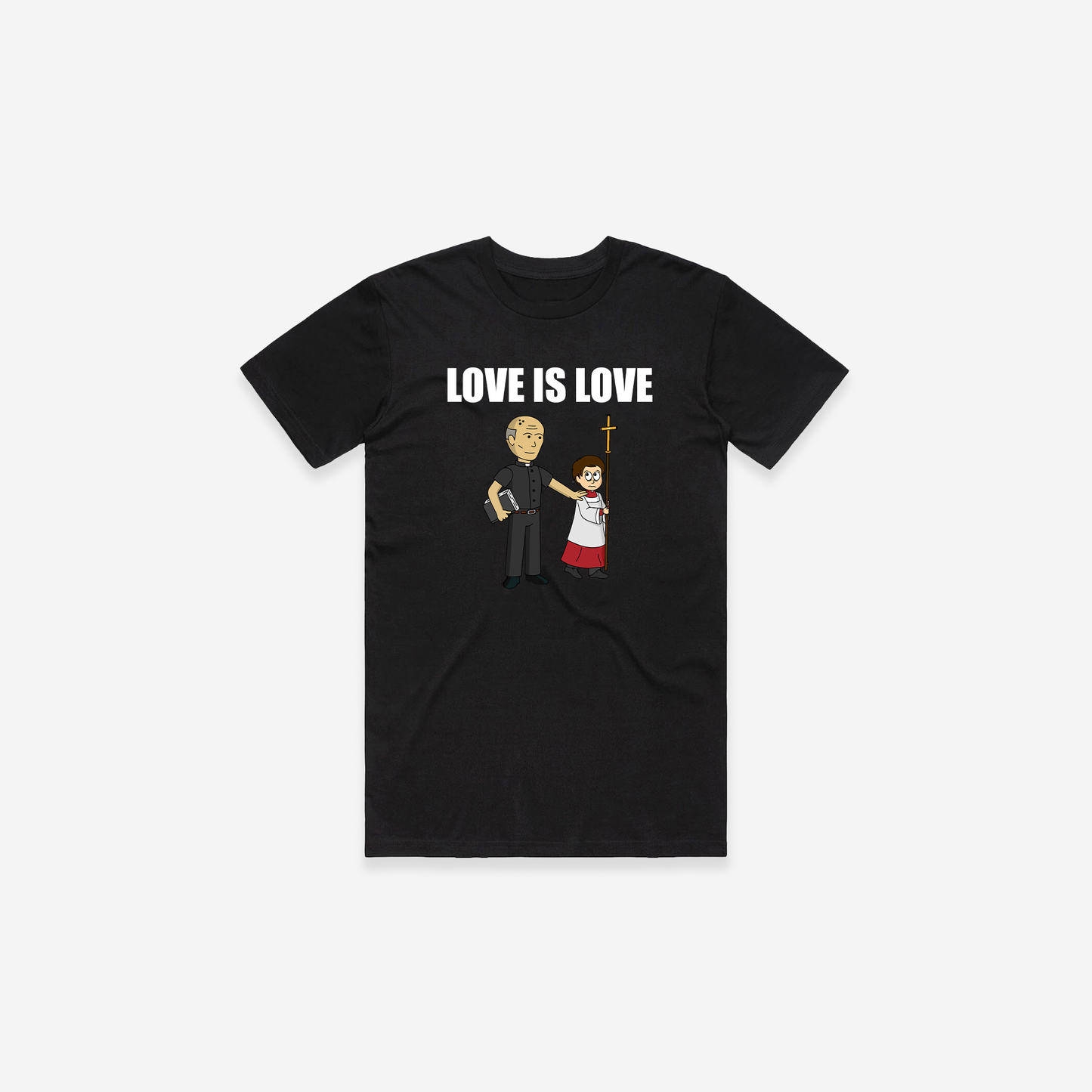 Love is love T-Shirt - Black