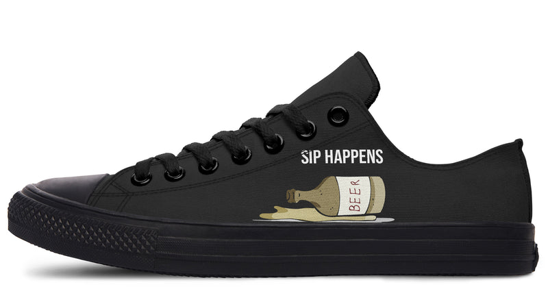 Sip Happens - Low Tops