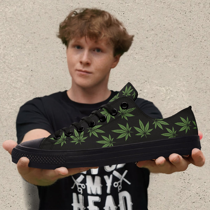 Weed V2 Black - Low Tops