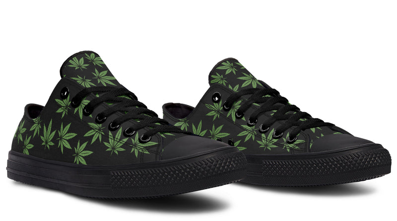 Weed V2 Black - Low Tops