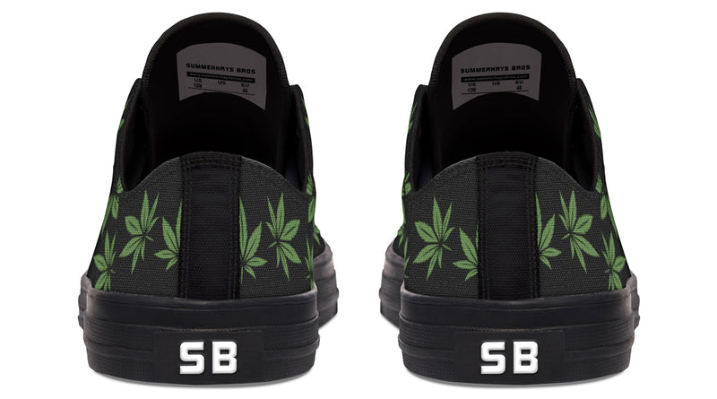 Weed V2 Black - Low Tops