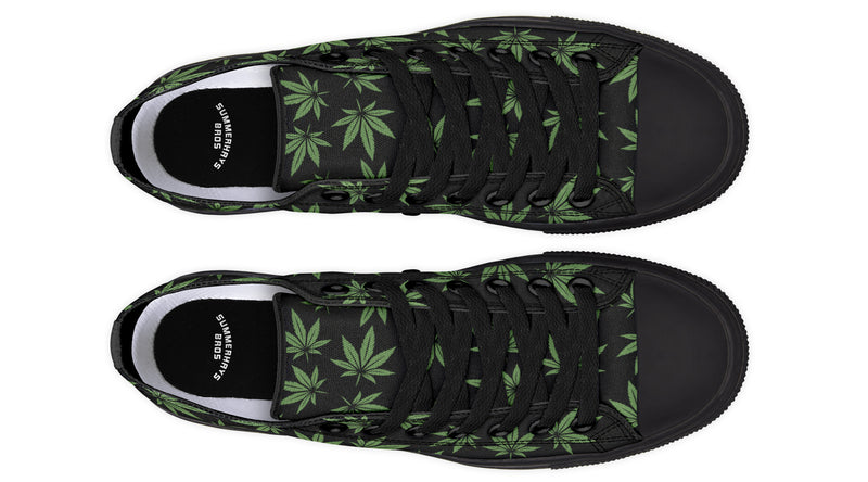 Weed V2 Black - Low Tops