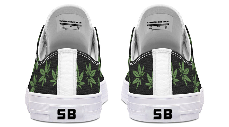 Weed V2 Black - Low Tops