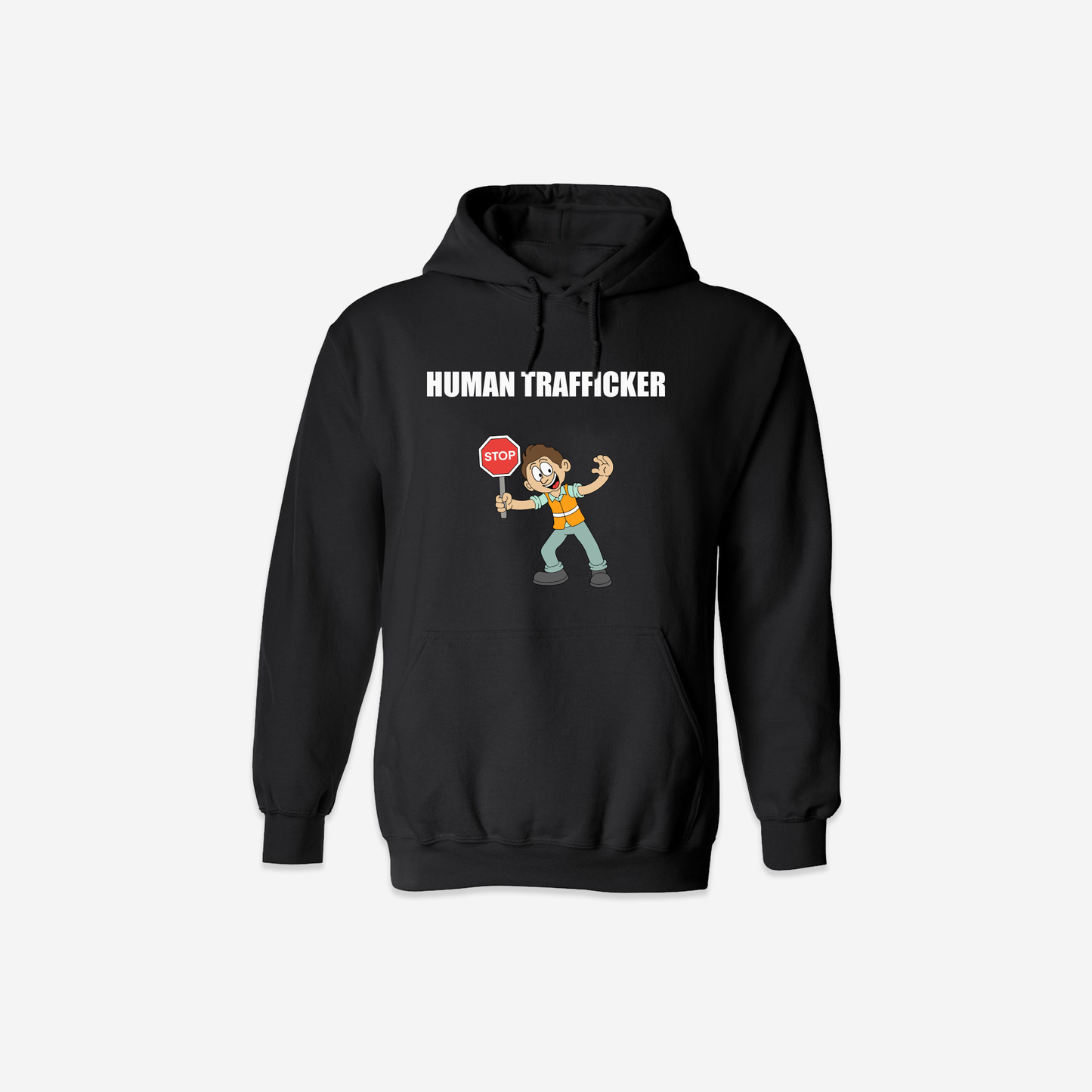 Human Trafficker Hoodie - Black