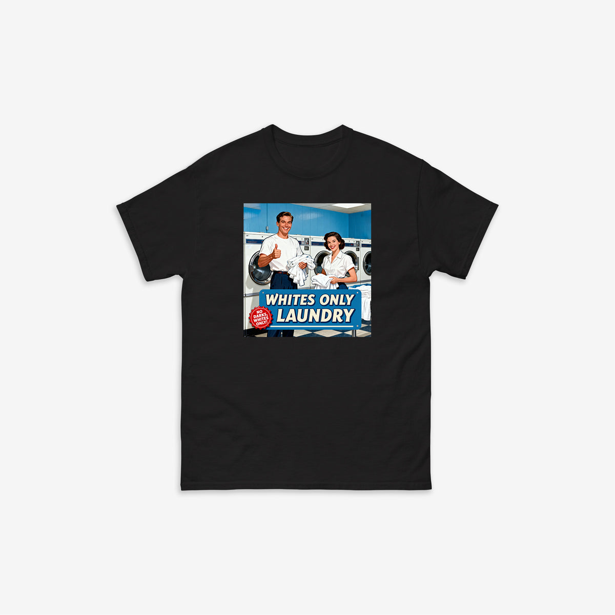 Whites Only Laundry T-Shirt