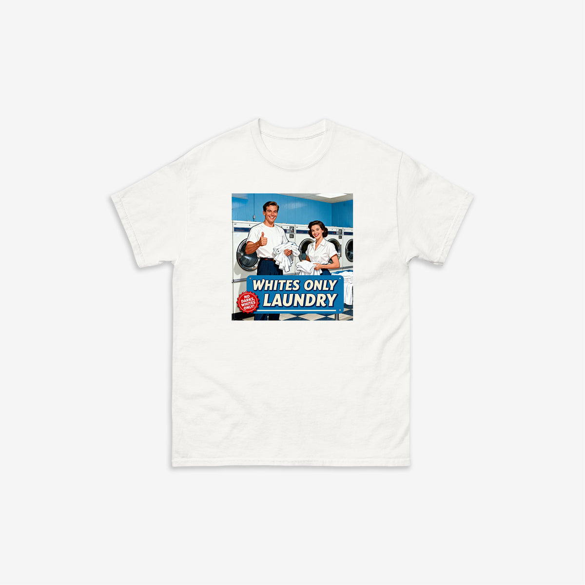Whites Only Laundry T-Shirt
