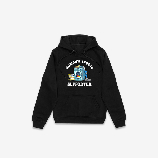 Women's Sport Supporter Hoodie - Black